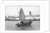 A junk in Hong Kong harbour, 1933 by Marine Photo Service