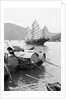 Sampans and a fishing junk, Hong Kong, 1935 by Marine Photo Service