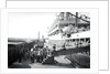 Passengers boarding the 'Orontes' at Immingham Dock, Humberside, England by Marine Photo Service
