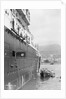 Crews painting the 'Orontes' at Madeira by Marine Photo Service