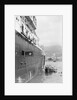Crews painting the 'Orontes' at Madeira by Marine Photo Service
