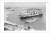 'Arandora Star' and the Donaldson Liner 'Letitia' in Grand Harbour, Valletta, Malta by Marine Photo Service