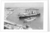 'Arandora Star' and the Donaldson Liner 'Letitia' in Grand Harbour, Valletta, Malta by Marine Photo Service