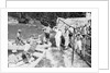 Passengers embarking into local boats from the landing stage, St Helena by Marine Photo Service