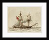 Paddle steamer (crop of PAD9623) by Anonymous