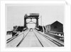 View of Richborough rail terminal looking along the track towards the end of the ramp by unknown