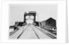 View of Richborough rail terminal looking along the track towards the end of the ramp by unknown