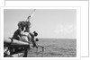 The crew take soundings on the homeward voyage from Bahrain by Alan Villiers