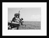 The crew take soundings on the homeward voyage from Bahrain by Alan Villiers