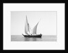 A boom in calm waters off the South Arabian or Omani coast by Alan Villiers