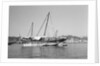 A large baggala in Mutrah harbour by Alan Villiers