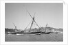 Indian dhows lying at anchor at Mutrah by Alan Villiers