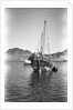 A small Yemeni sambuk lies at anchor, Ma'alla by Alan Villiers