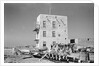 Three-storey building and boatyard, Jizan by Alan Villiers