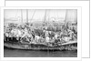 An overcrowded boom from Batina by Alan Villiers