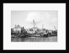 Booms anchored along the waterfront at Mombasa, Kenya by Alan Villiers
