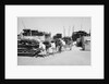 Water donkeys carry full goatskins into town by Alan Villiers