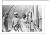 Captain and crew of the 'Sheikh Mansur' by Alan Villiers