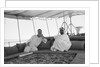 Sheikh Ahmad bin Jabir al-Sabah, Ruler of Kuwait, seated with the British Political Agent, Major A. C. Galloway by Alan Villiers