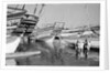 The foreshore at Jizan, crowded with small coastal vessels by Alan Villiers