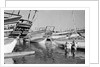The foreshore at Jizan, crowded with small coastal vessels by Alan Villiers
