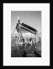 A zarook undertaking repairs on Ma'alla beach by Alan Villiers