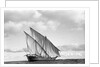 A lightly laden boom sailing towards Rufiji by Alan Villiers