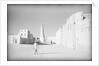 Street and mosque in Shihr, on the Hadhramaut coast by Alan Villiers