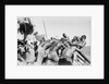 Crew rowing a pearler by Alan Villiers