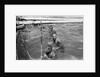Pearl divers in the water by Alan Villiers