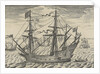 'Golden Lion' commanded by Henry Seymour by Claes Jansz Visscher the Younger