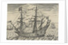 'Golden Lion' commanded by Henry Seymour by Claes Jansz Visscher the Younger