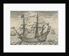 'Golden Lion' commanded by Henry Seymour by Claes Jansz Visscher the Younger
