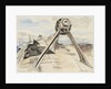 Tirpitz' 6.7.45 starboard propeller bracket and shaft by Stephen Bone
