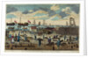 A view near Woolwich in Kent, shewing the employment of the convicts for the hulks by Carver & Bowles