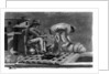 The sailmaker ticketing the hammocks on board 'Pallas' by Gabriel Bray