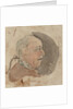 Profile of a middle-aged man with a pigtail by Gabriel Bray