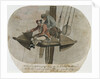 A Marine & Seaman fishing off the Anchor on board the Pallas in Senegal Road by Gabriel Bray