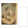 Oriental seaman with his left leg tucked behind his head by Gabriel Bray