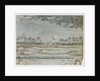 A View of Fort Apolonia & the canoe landing the officer thro' the Surf, March 1775 by Gabriel Bray