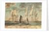 Two small Royal Navy frigates by Gabriel Bray