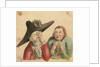 Two male figures, one with a large cocked hat and a quizzing glass by Gabriel Bray