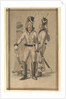 Figures in Russian (?) military uniform by Gabriel Bray