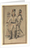 Figures in Russian (?) military uniform by Gabriel Bray