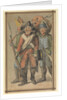 Three soldiers in uniform by Gabriel Bray