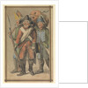 Three soldiers in uniform by Gabriel Bray
