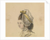 Head of a woman in a frilled cap by Gabriel Bray