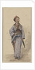 A Japanese girl with a parasol by James Henry Butt