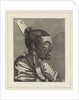 Head of a New Zealander, with a comb in his hair by Sydney Parkinson
