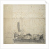 Study of a wijdschip lying at a buoy by Willem van de Velde the Elder